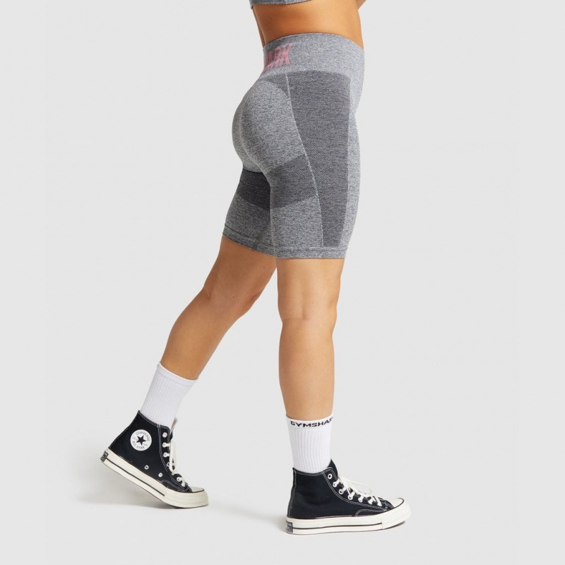 Short Gymshark Flex Cycling Rosas | 67LUAVGSD