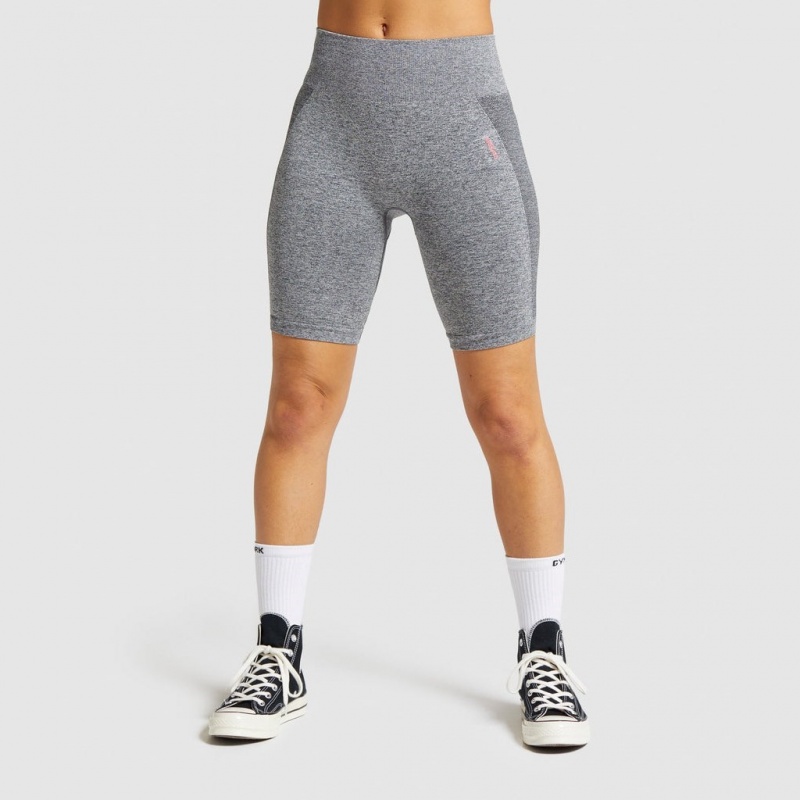 Short Gymshark Flex Cycling Rosas | 67LUAVGSD