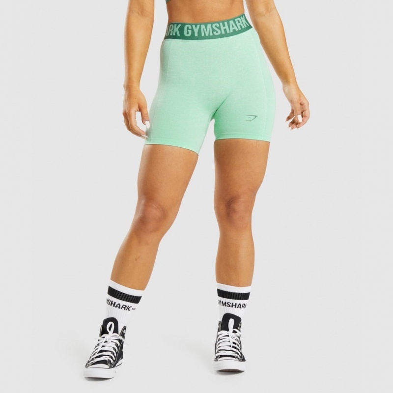 Short Gymshark Flex Verde | 36OJBHXQN
