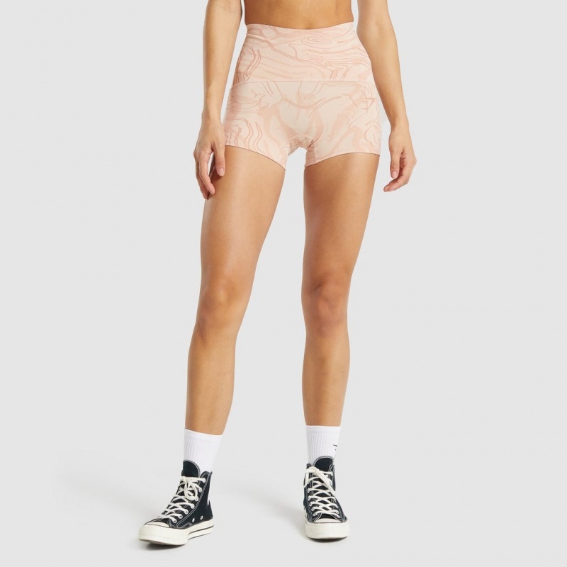 Short Gymshark GS Power Support Rosas Claro | 23LTQRCIO