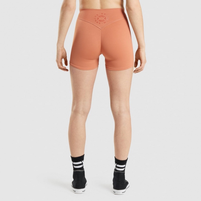 Short Gymshark KK Fit Naranjas | 29XVWDYLF