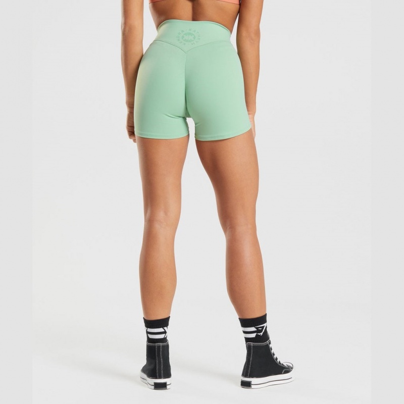 Short Gymshark KK Fit Verde | 72BSCYDVZ