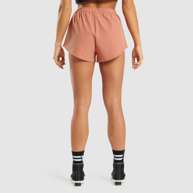 Short Gymshark KK Fit Woven Naranjas | 51OAGJSQH