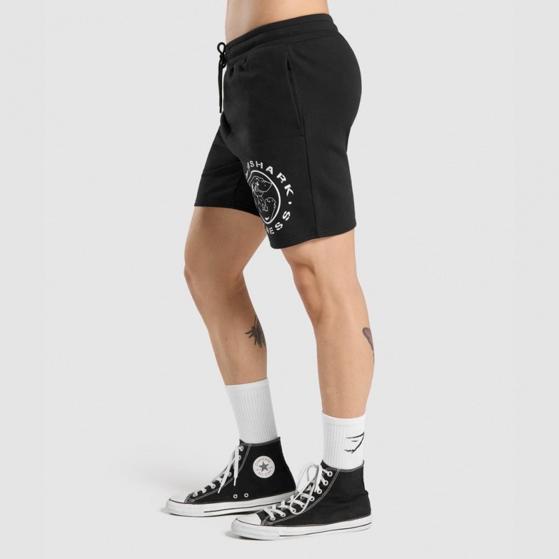 Short Gymshark Legacy Negras Blancas | 25SZETOUA