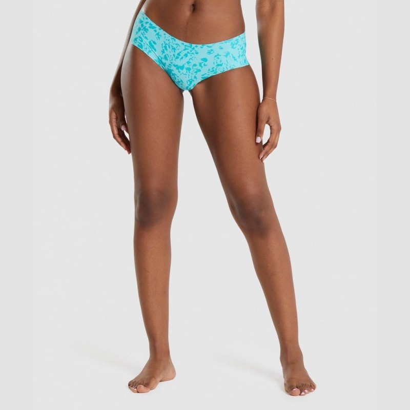 Short Gymshark No VPL Hipster 3pk Burdeos Azules Verde | 70OTQFUAD
