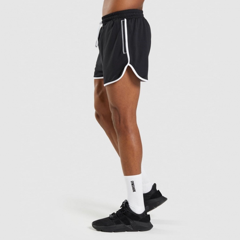 Short Gymshark Recess 3 Negras Blancas | 53PSMXTLR