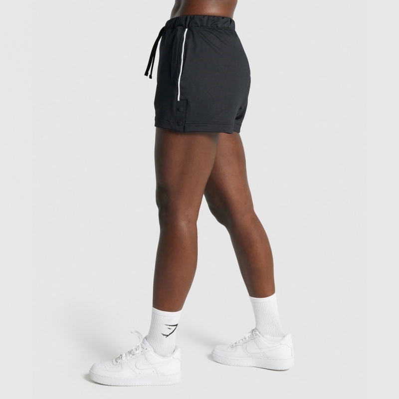 Short Gymshark Recess Negras | 07VKQWDPB