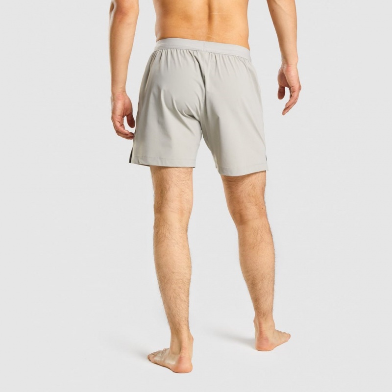 Short Gymshark Studio Gris | 98QBMGFWC