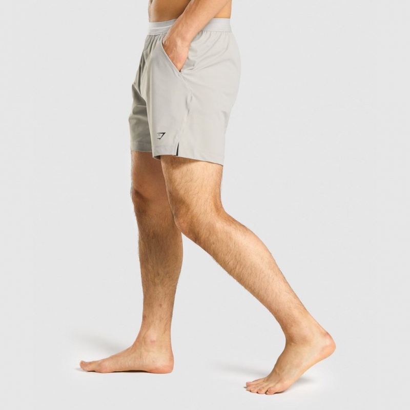 Short Gymshark Studio Gris | 98QBMGFWC