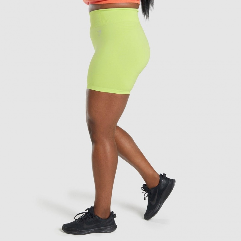 Short Gymshark Vital Seamless 2.0 Amarillo | 59AEVRSUO