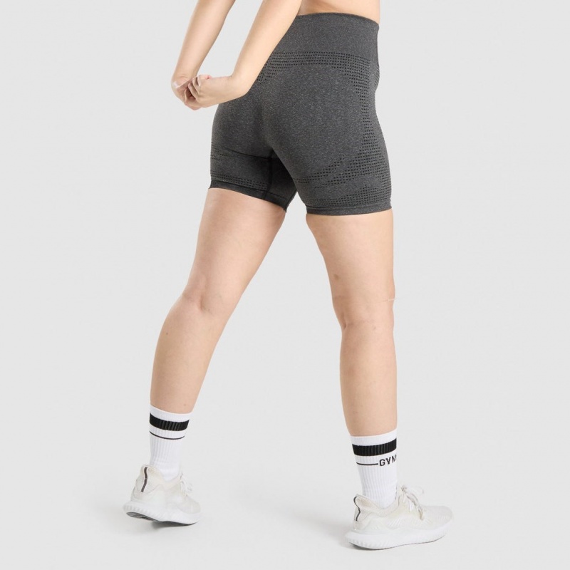 Short Gymshark Vital Seamless 2.0 Charcoal Marl | 08TSXAWGH