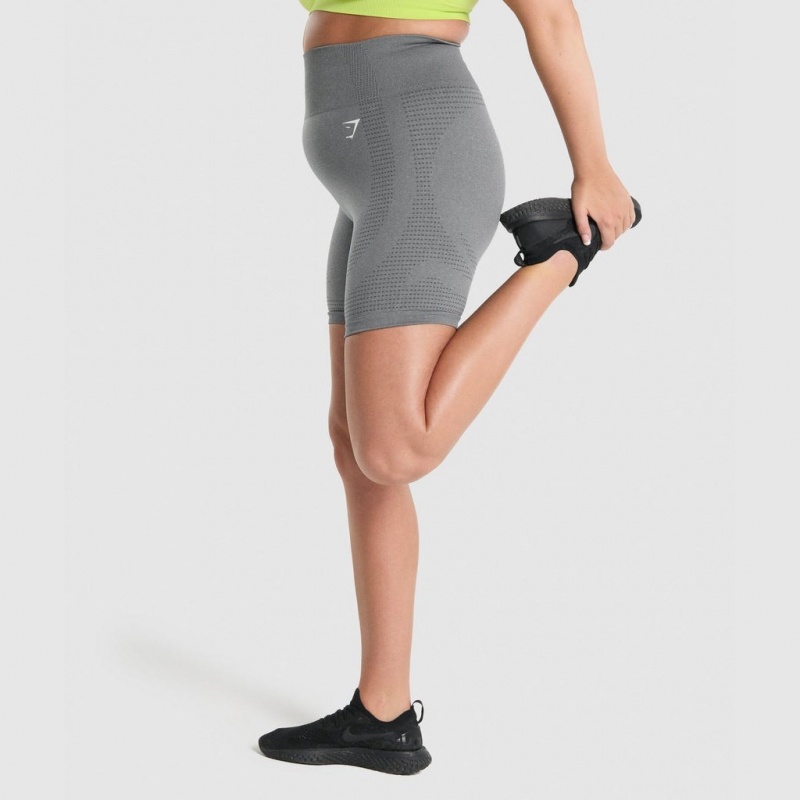Short Gymshark Vital Seamless 2.0 Gris | 19UIJSTER