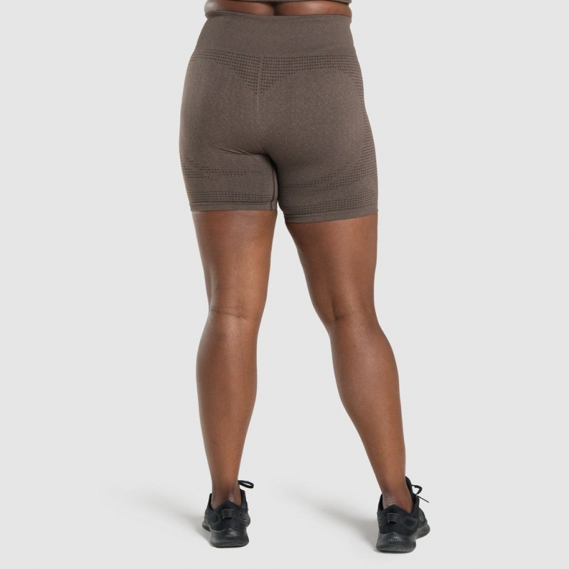 Short Gymshark Vital Seamless 2.0 Marrones | 78FQZSJGR