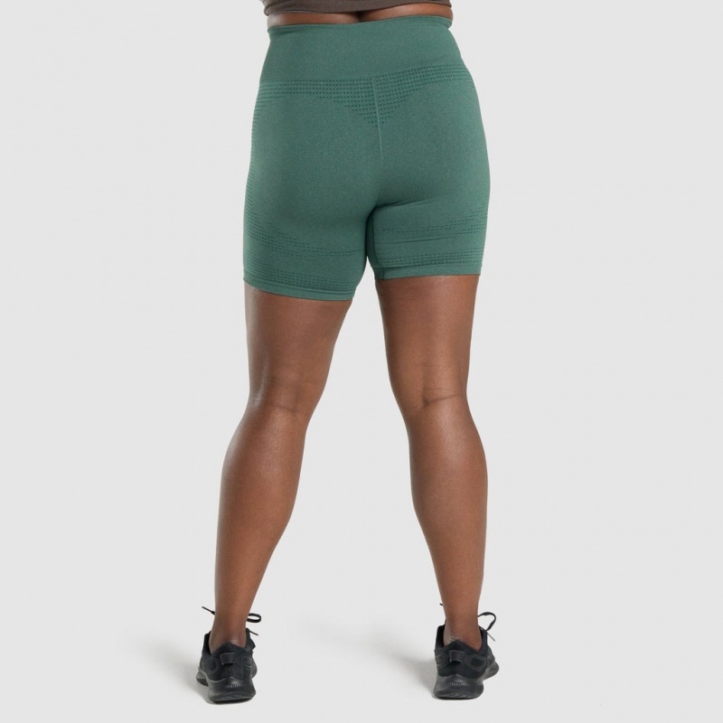 Short Gymshark Vital Seamless 2.0 Verde Oscuro | 32OUECMHP