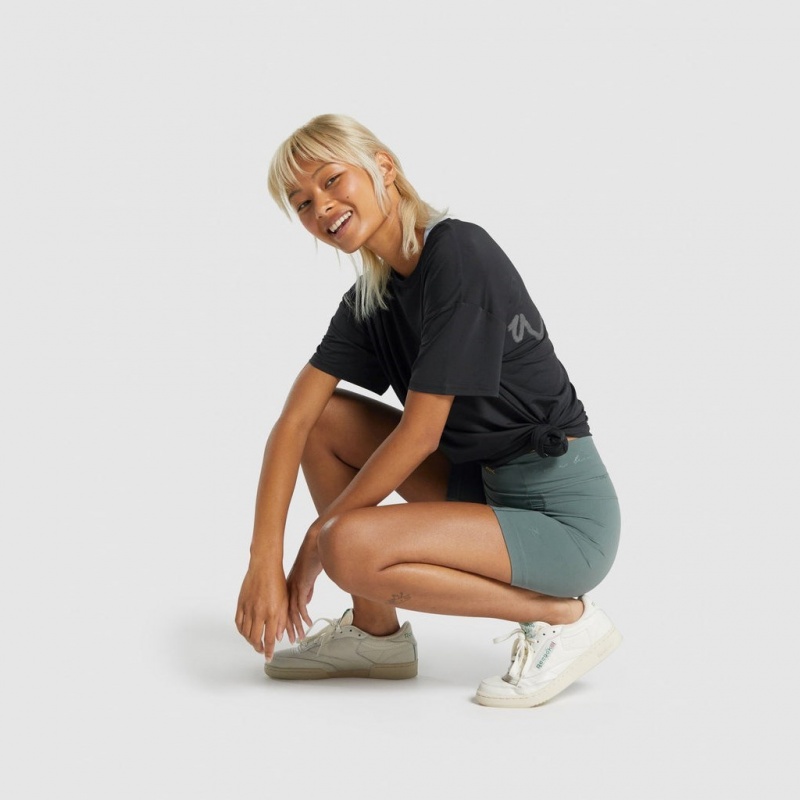 Short Gymshark Whitney Mesh Eucalyptus | 64NOLEFXU