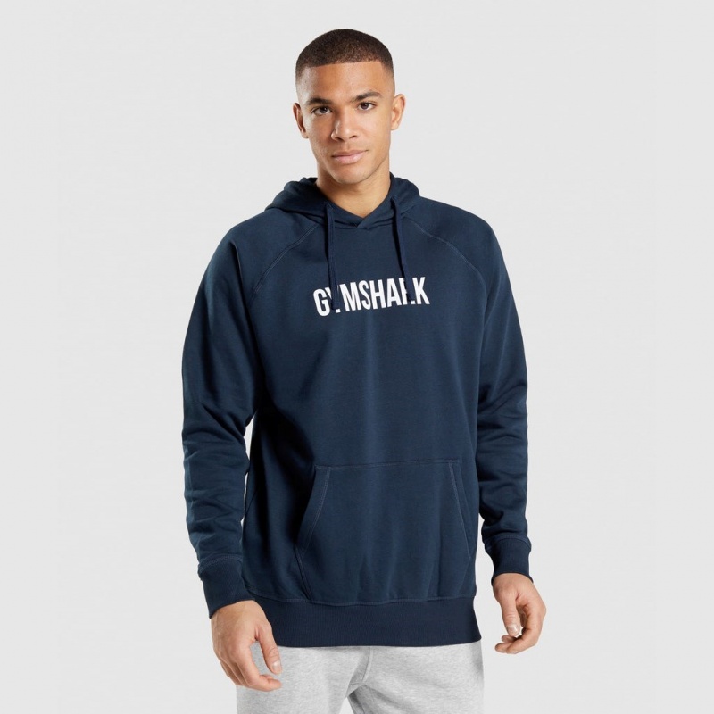 Sudadera con Capucha Gymshark Apollo Azul Marino | 79ECPIQFL