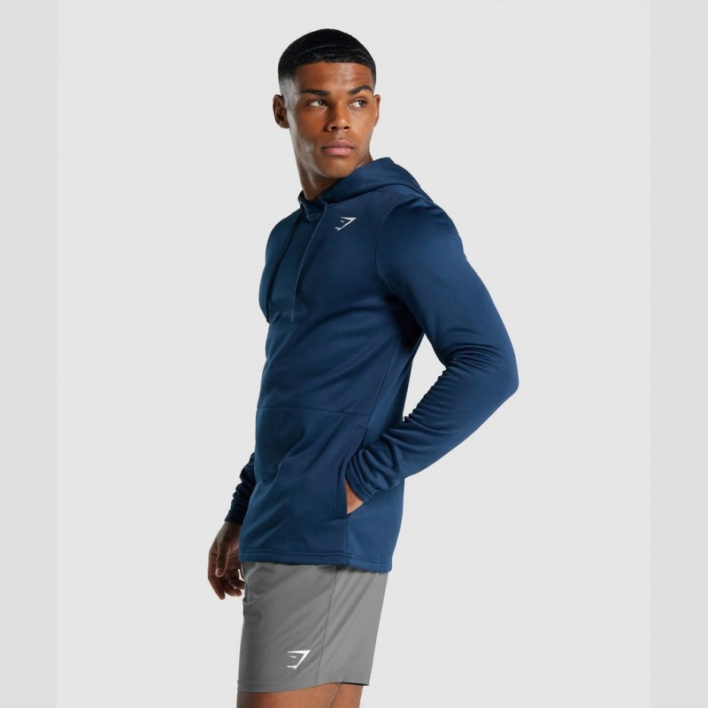 Sudadera con Capucha Gymshark Arrival Azul Marino | 83IANXWJD