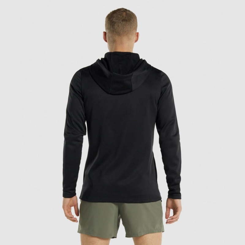 Sudadera con Capucha Gymshark Arrival Zip Up Negras | 72LDWYCNV