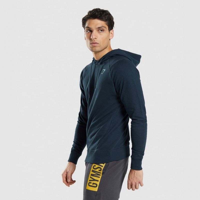 Sudadera con Capucha Gymshark Bold Azul Marino | 74TKQGWYC