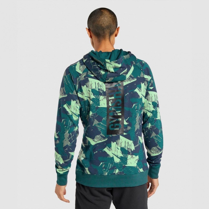 Sudadera con Capucha Gymshark Bold Verde | 35HMCZGNK