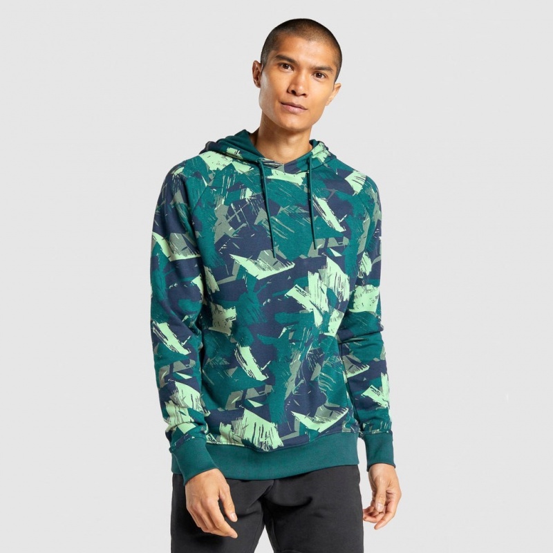 Sudadera con Capucha Gymshark Bold Verde | 35HMCZGNK