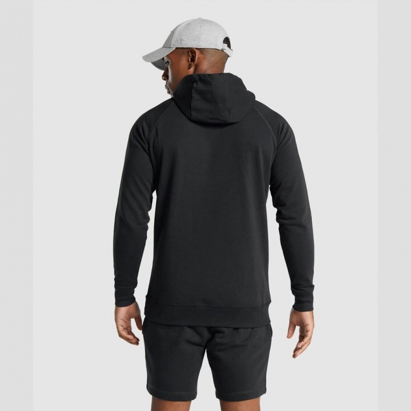 Sudadera con Capucha Gymshark Crest Negras | 20WOUVGFX