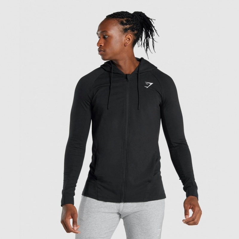 Sudadera con Capucha Gymshark Critical 2.0 Zip Up Negras | 31WHUQPKB