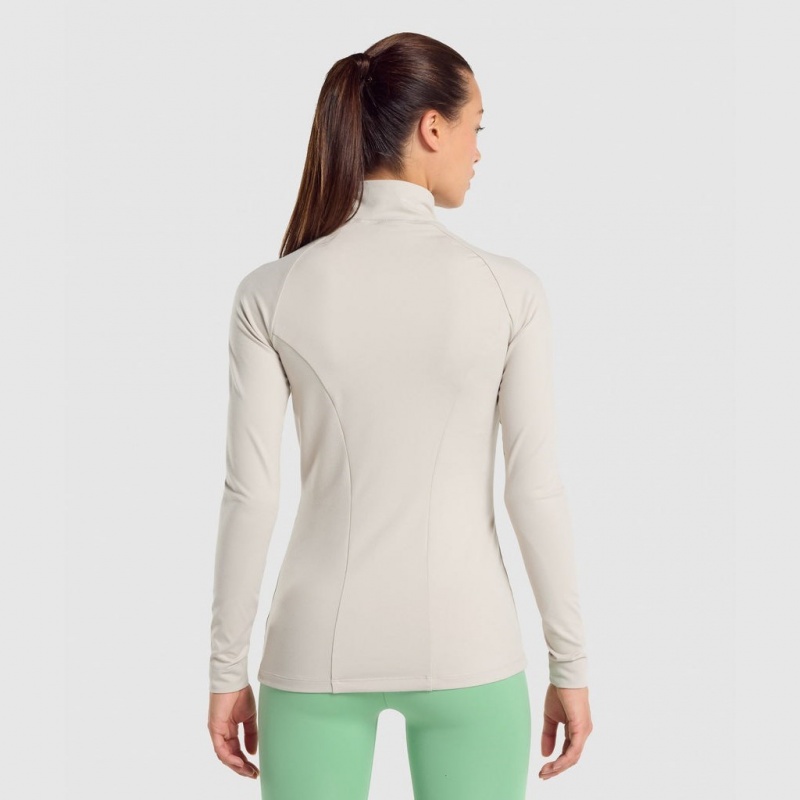 Sudadera con Capucha Gymshark Entrenamiento Zip Up Gris | 01VLFJNDR