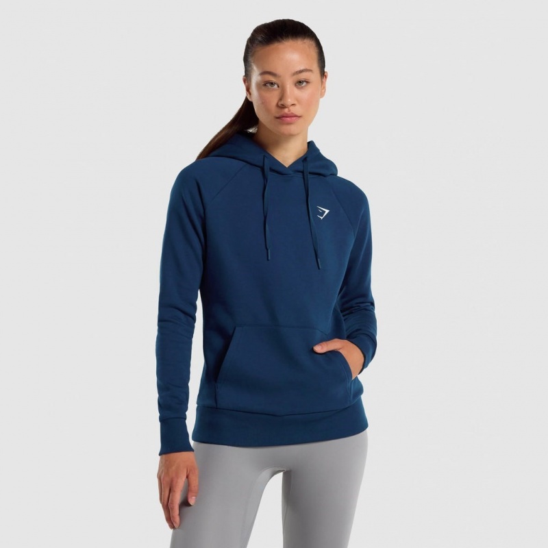 Sudadera con Capucha Gymshark Entrenamiento Azul Marino | 51EMRYDVA