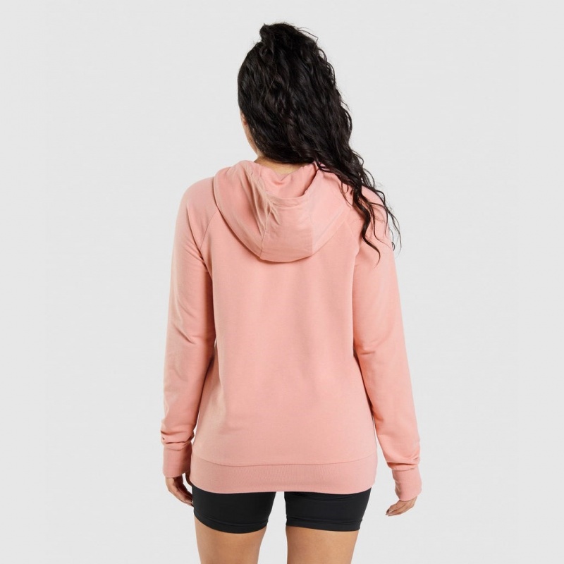 Sudadera con Capucha Gymshark Entrenamiento Rosas | 59HXREKDP