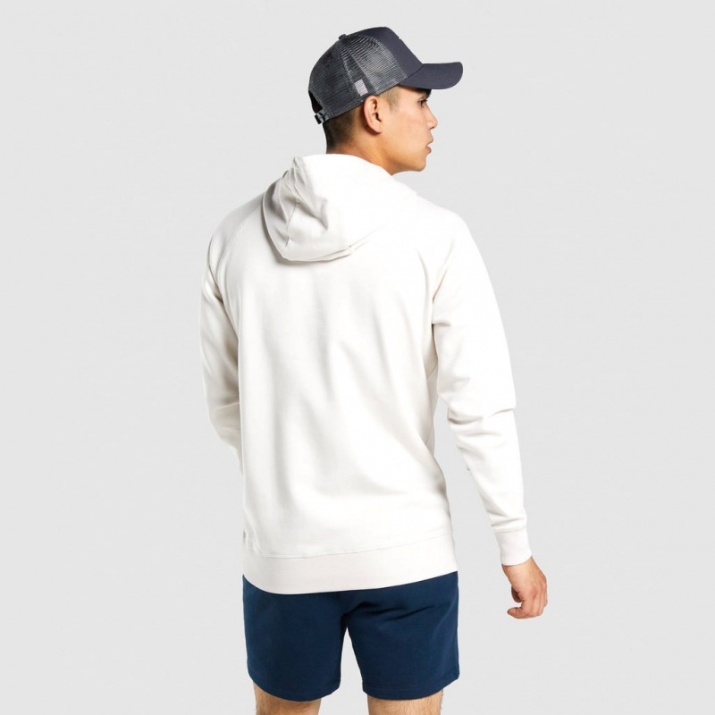 Sudadera con Capucha Gymshark GSLC Collegiate Creme | 90YNVKPSO