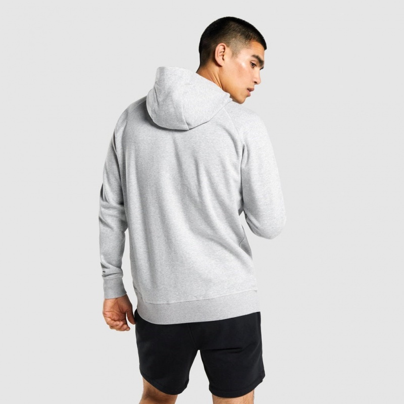 Sudadera con Capucha Gymshark GSLC Collegiate Gris Claro | 37DJANUXE