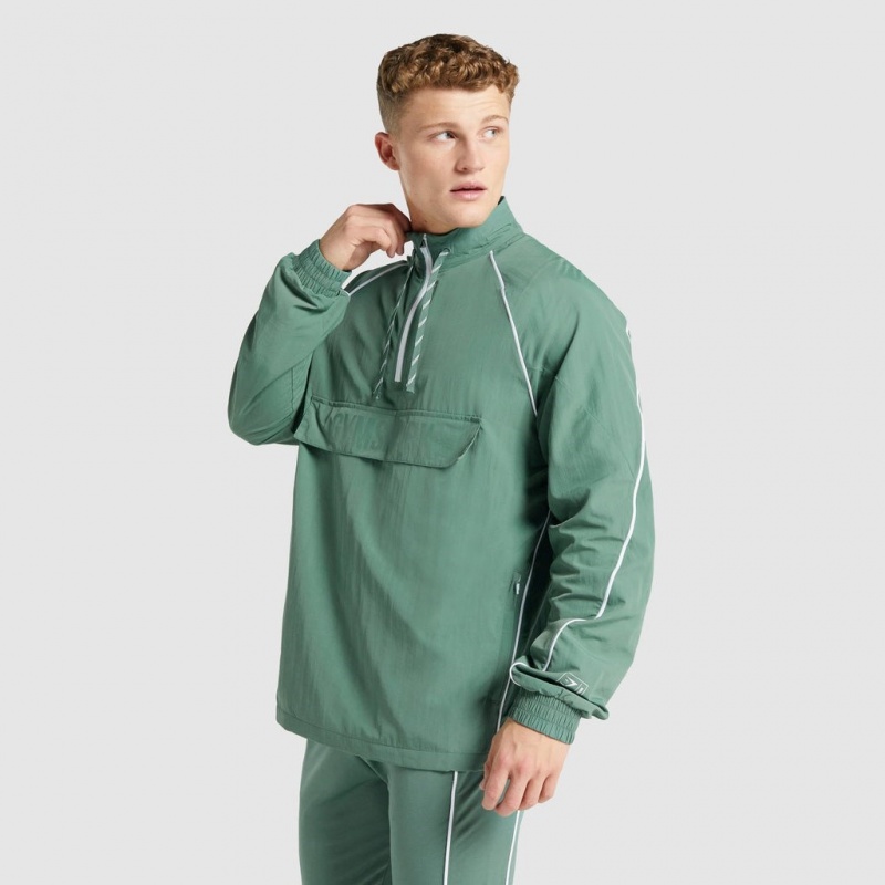 Sudadera con Capucha Gymshark Recess Ligeros Verde | 53VLEZWRP