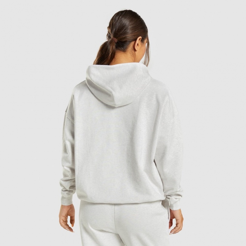 Sudadera con Capucha Gymshark Rest Day Sweats Blancas | 42GPIMBSY