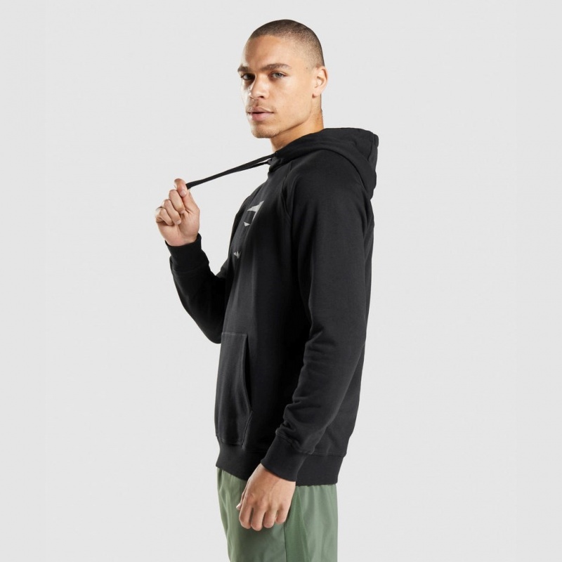Sudadera con Capucha Gymshark Sharkhead Infill Negras | 07DZLUJCQ