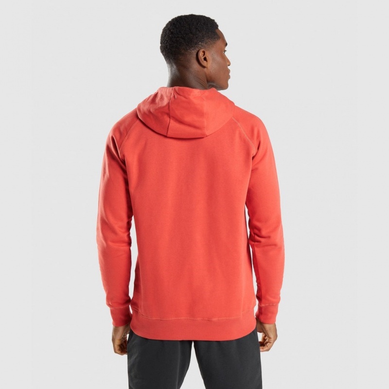 Sudadera con Capucha Gymshark Sharkhead Infill Rojas | 68XFCHLYD