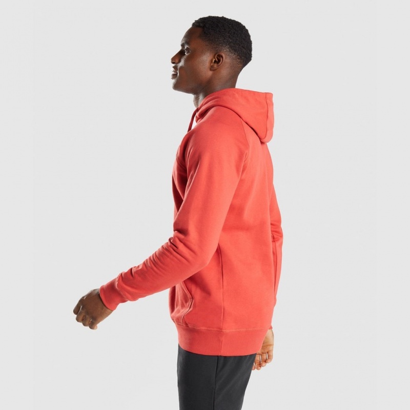 Sudadera con Capucha Gymshark Sharkhead Infill Rojas | 68XFCHLYD