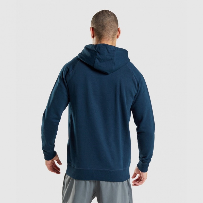 Sudadera con Capucha Gymshark Sharkhead Infill Azul Marino | 83MFTOQAW