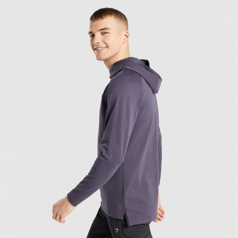 Sudadera con Capucha Gymshark Studio Moradas Oscuro | 47CDVWUZT