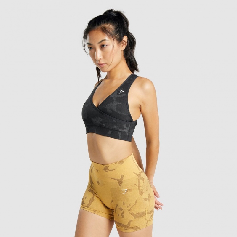 Sujetador Deportivo Gymshark Adapt Camo Seamless Savanna | 27GQXISWC