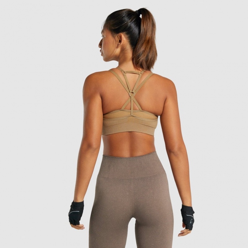 Sujetador Deportivo Gymshark Adapt Fleck Seamless Mineral | 51MTABLQO