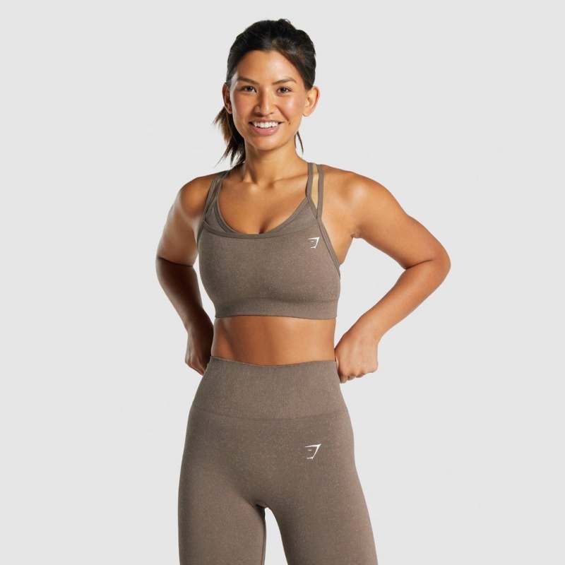 Sujetador Deportivo Gymshark Adapt Fleck Seamless Mineral | 43LQCPXBG