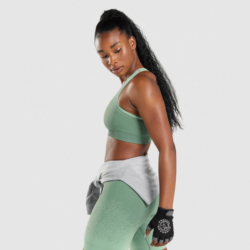 Sujetador Deportivo Gymshark Adapt Ombre Seamless Verde Verde Claro | 27DNHEQUR