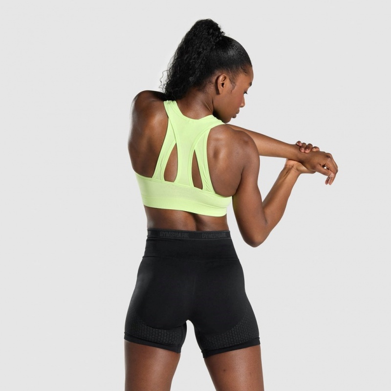 Sujetador Deportivo Gymshark Apex Seamless Verde Verde Claro | 06MFRNBJH