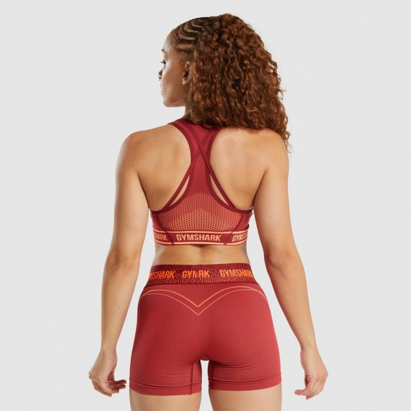 Sujetador Deportivo Gymshark Apex Seamless Burdeos | 89ZPFSIKO