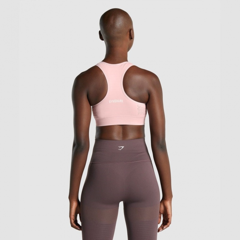 Sujetador Deportivo Gymshark Energy Seamless Rosas Claro | 04FMNJGYB