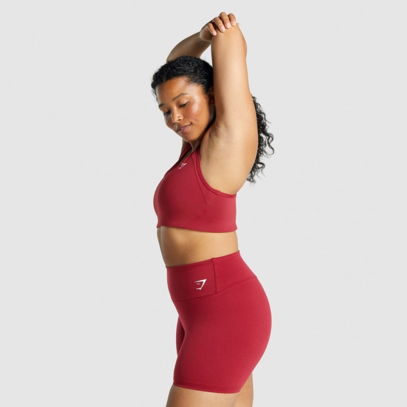 Sujetador Deportivo Gymshark Essential Racer Back Entrenamiento Burdeos | 95UGLNKOZ