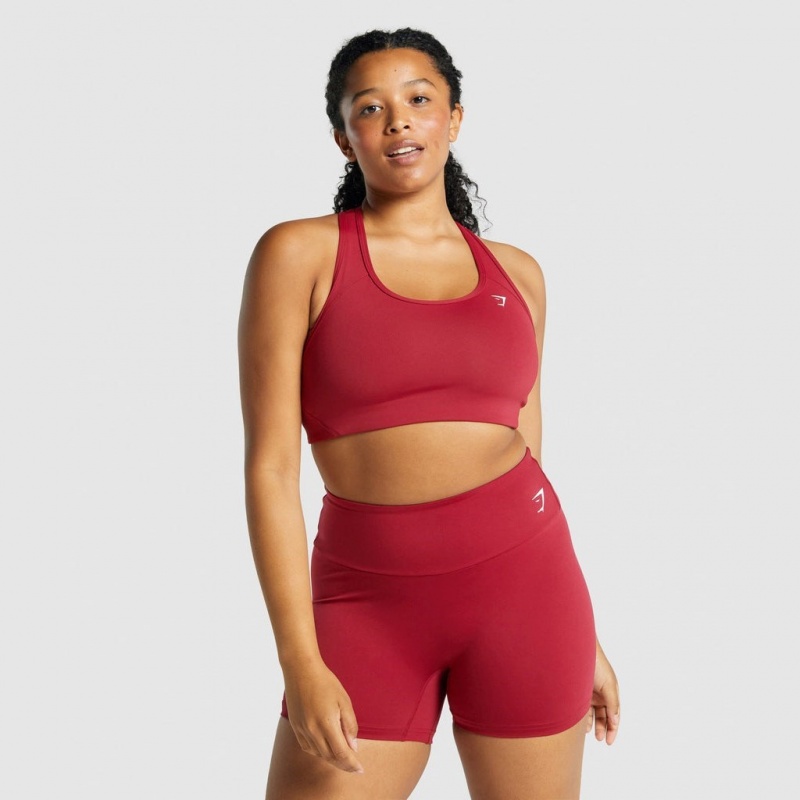 Sujetador Deportivo Gymshark Essential Racer Back Entrenamiento Burdeos | 95UGLNKOZ