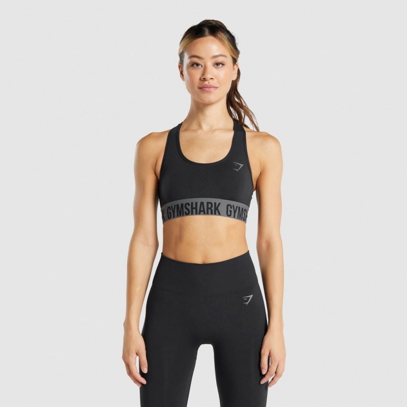 Sujetador Deportivo Gymshark Fit Seamless Negras | 47VZOJUXM