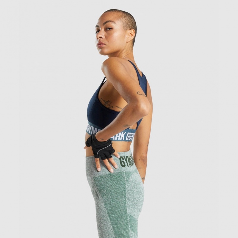Sujetador Deportivo Gymshark Flex Azul Marino | 05ZCLJVSA